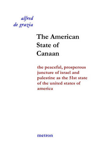 The american state of canaan by alfred de grazia